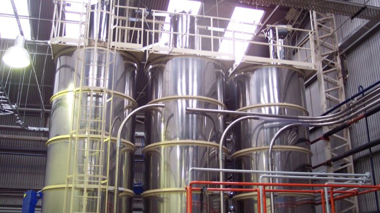 Silos para PVC alimentadores de planta de mezcla de plásticos